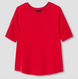 Universal Standard Arvo Cupro Mix Tee Red Size M 18/20